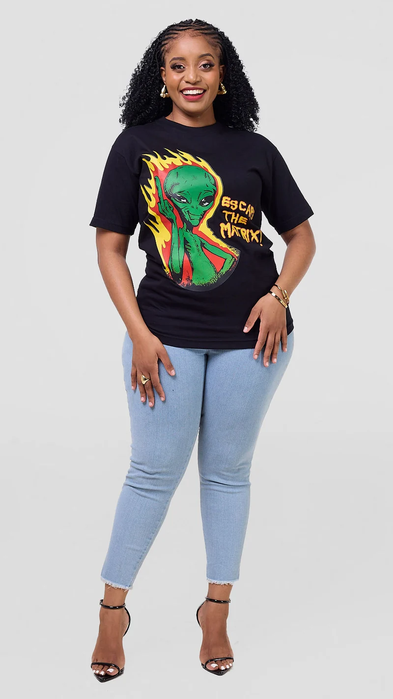 Cheezydrip Glitch T-shirt - Black