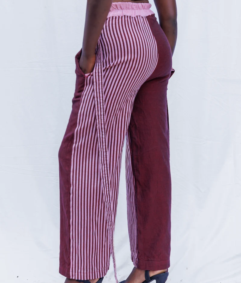 Liquid Lemn ALPHAJIRI Wrap Pants - Maroon