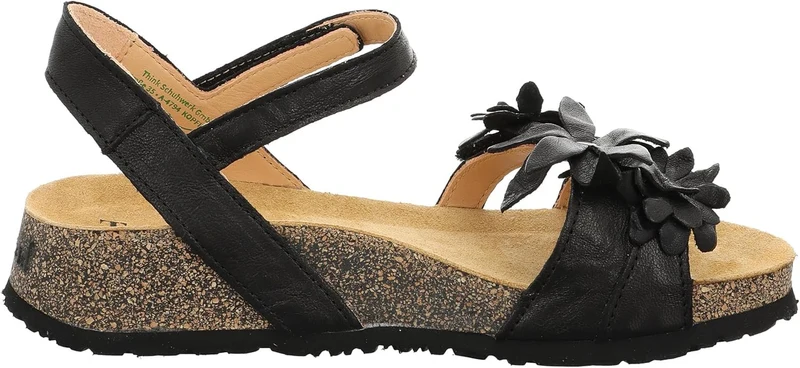 Think Riemchen Sandalen Damen Schwarz