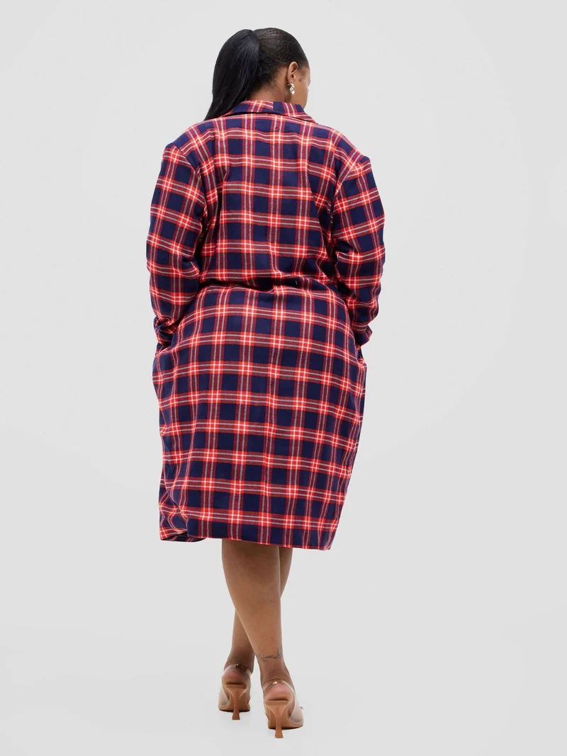 Rafiki Threads Carmine Coat - Maroon