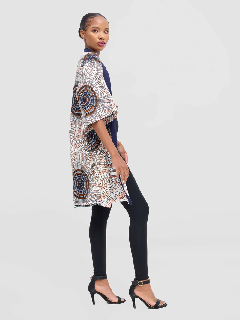 Wsc Pambo Nalani Amani Ankara Kimono - Multicolored