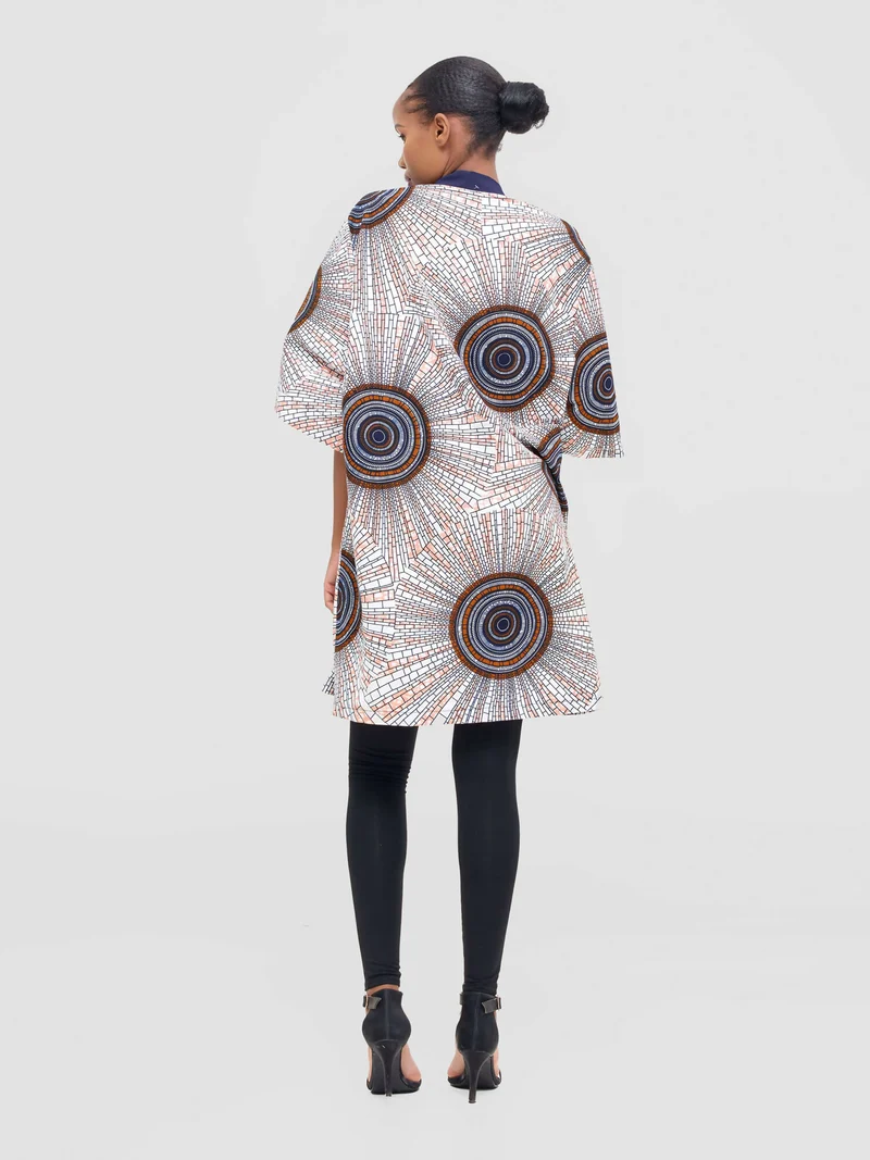 Wsc Pambo Nalani Amani Ankara Kimono - Multicolored