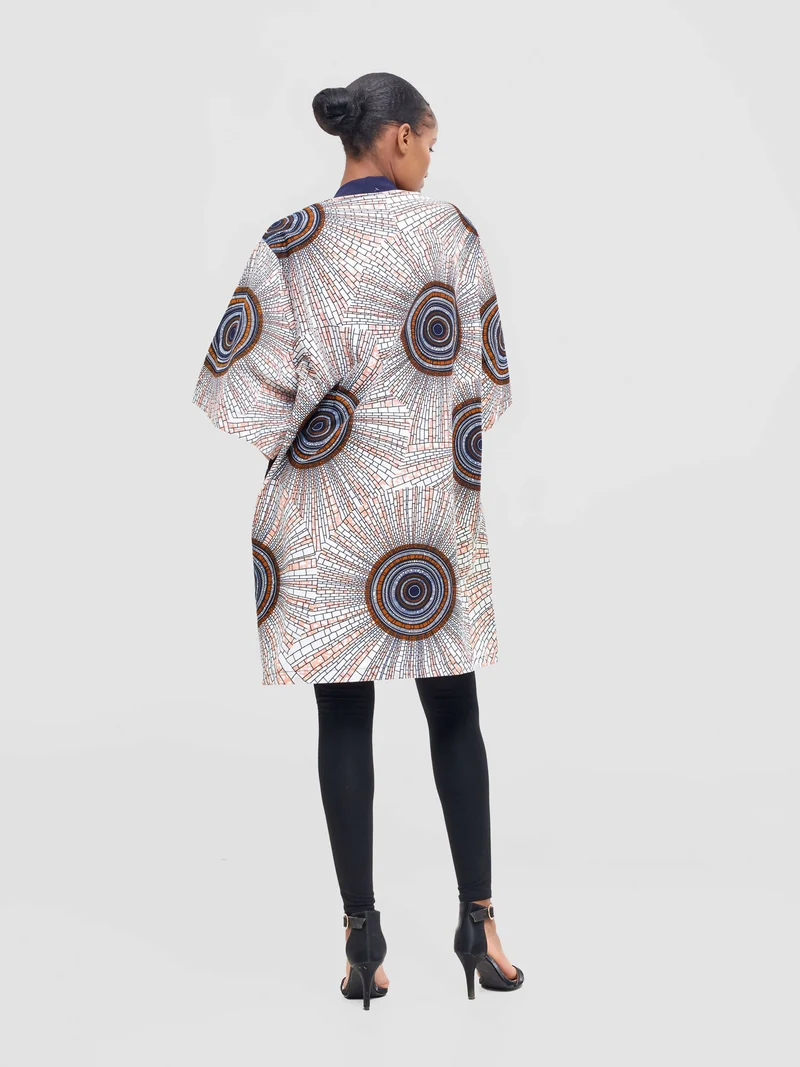 Wsc Pambo Nalani Amani Ankara Kimono - Multicolored