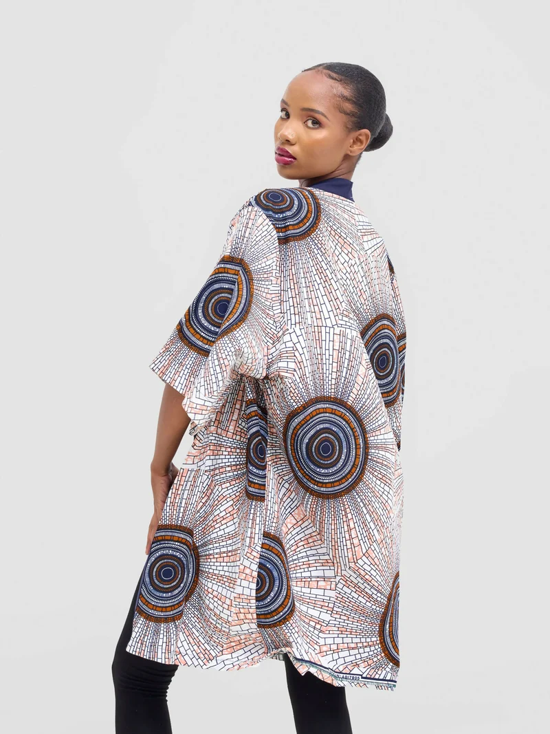 Wsc Pambo Nalani Amani Ankara Kimono - Multicolored