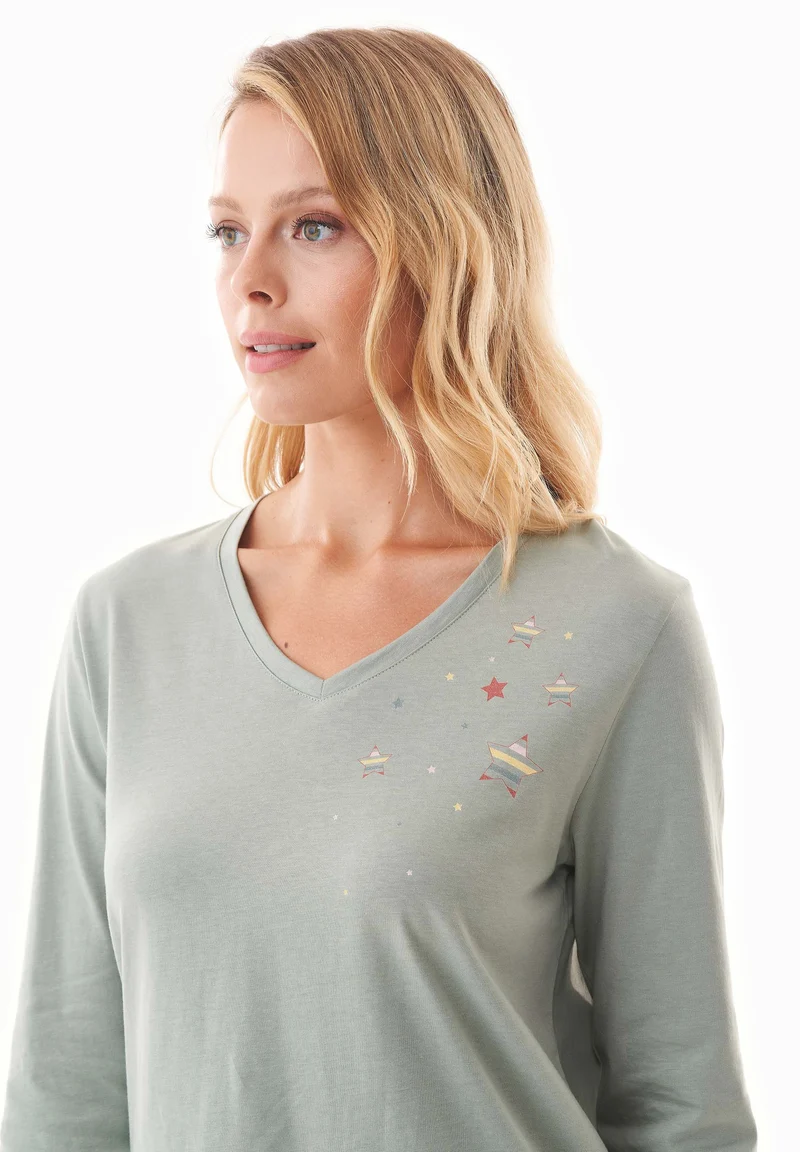 TIEERRA | Pyjama-Set aus Bio-Baumwolle