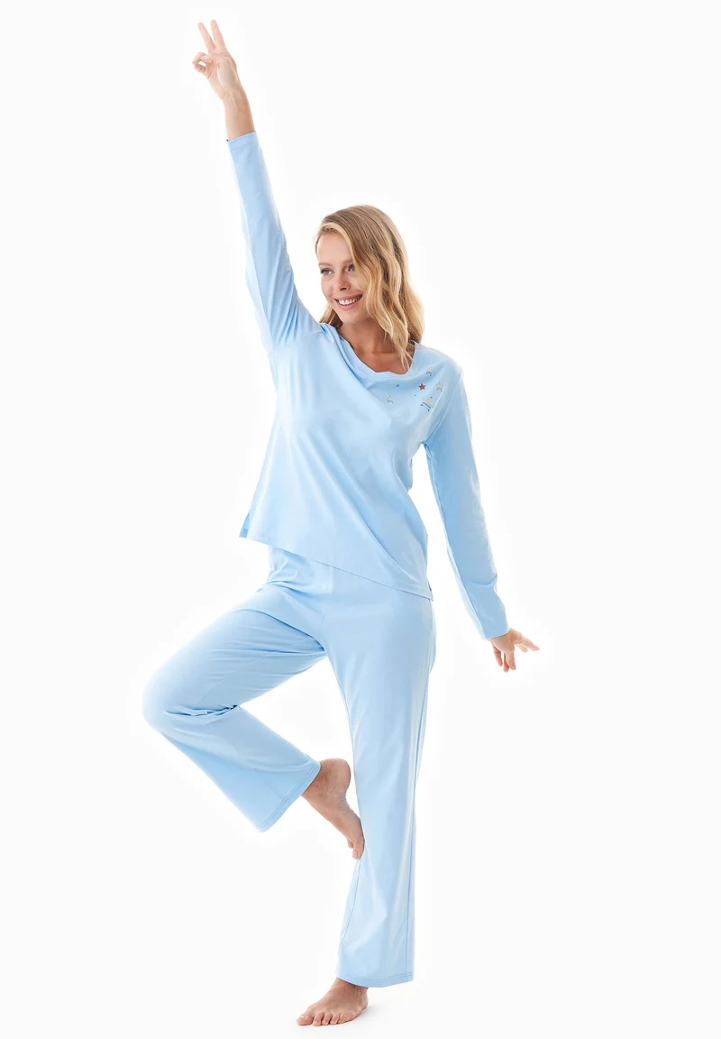 TIEERRA | Pyjama-Set aus Bio-Baumwolle