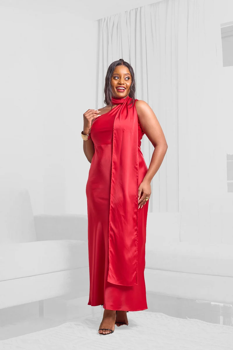 Clarisse Dress - Red