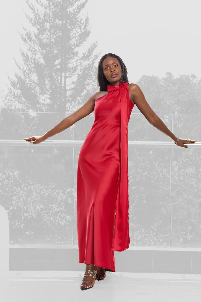 Clarisse Dress - Red