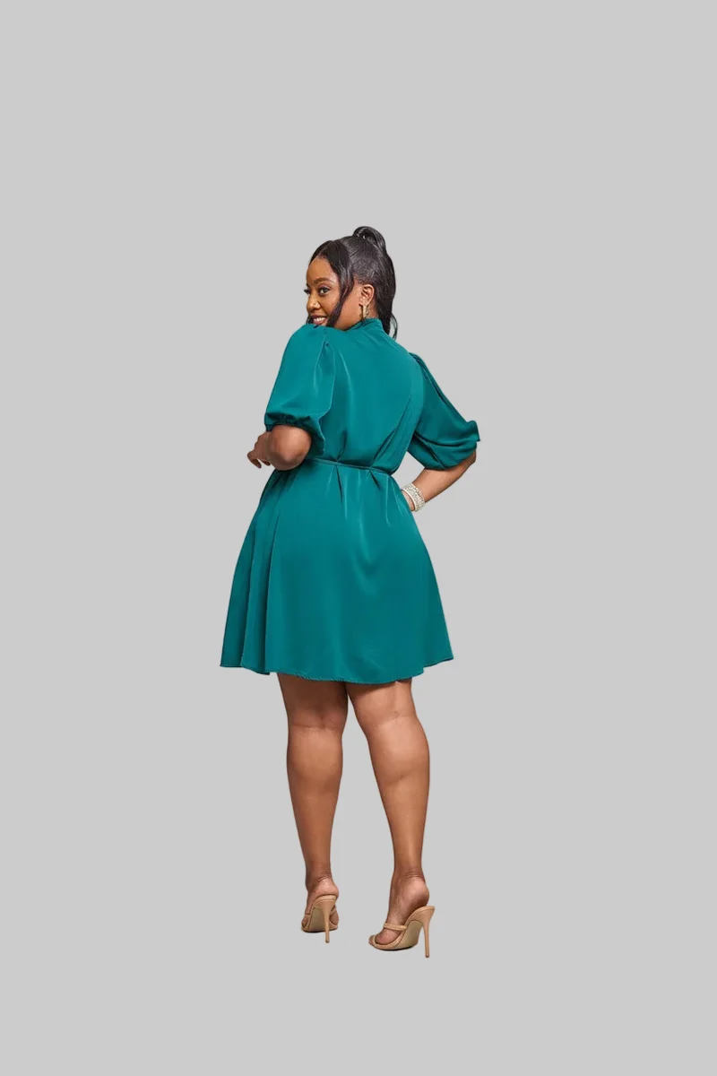 Lyla Shift Dress - Emerald Green