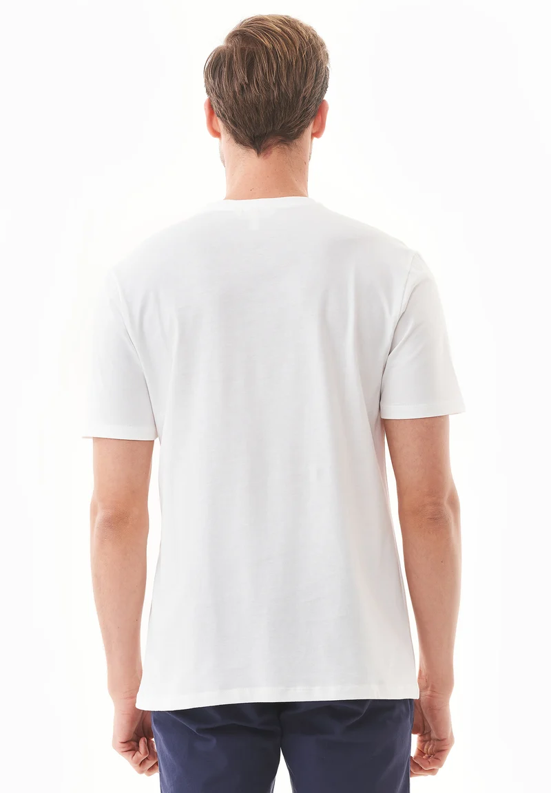 T-Shirt aus Bio-Baumwolle mit Print