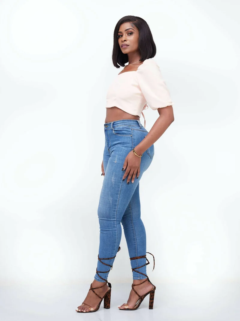 Zia Africa About Time Crop Top - Pink
