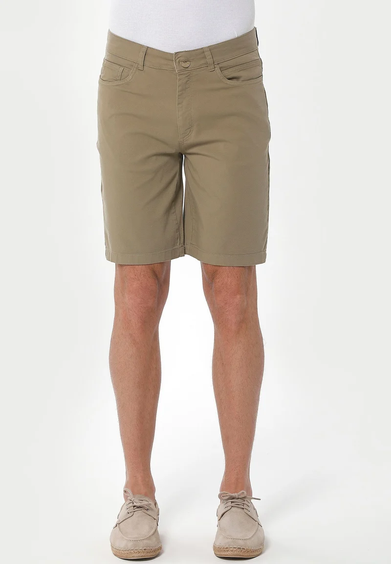 Five-Pocket-Shorts aus Bio-Baumwolle