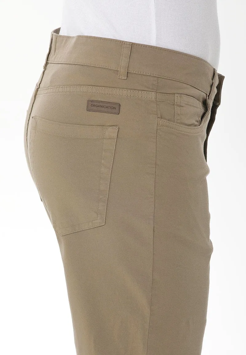 Five-Pocket-Shorts aus Bio-Baumwolle