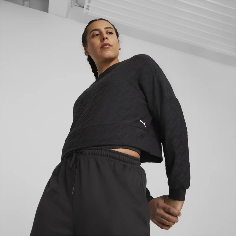 - Puma Damen Pullover Fit Branded Fleece Crew - 73600900034