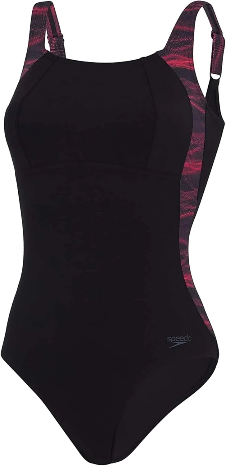 Speedo Lunalustre Printed Shaping Badanzug Damen- 76500900103