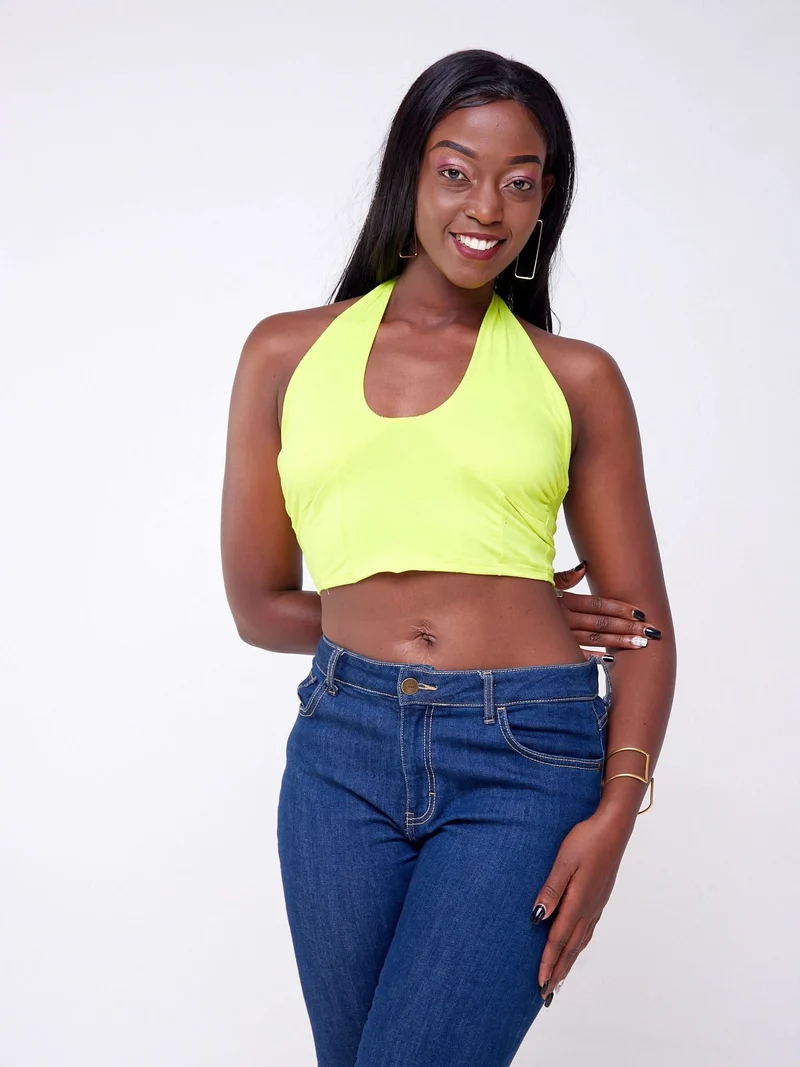 Key Hole Halter with Seamed Body - Sulphur Springs