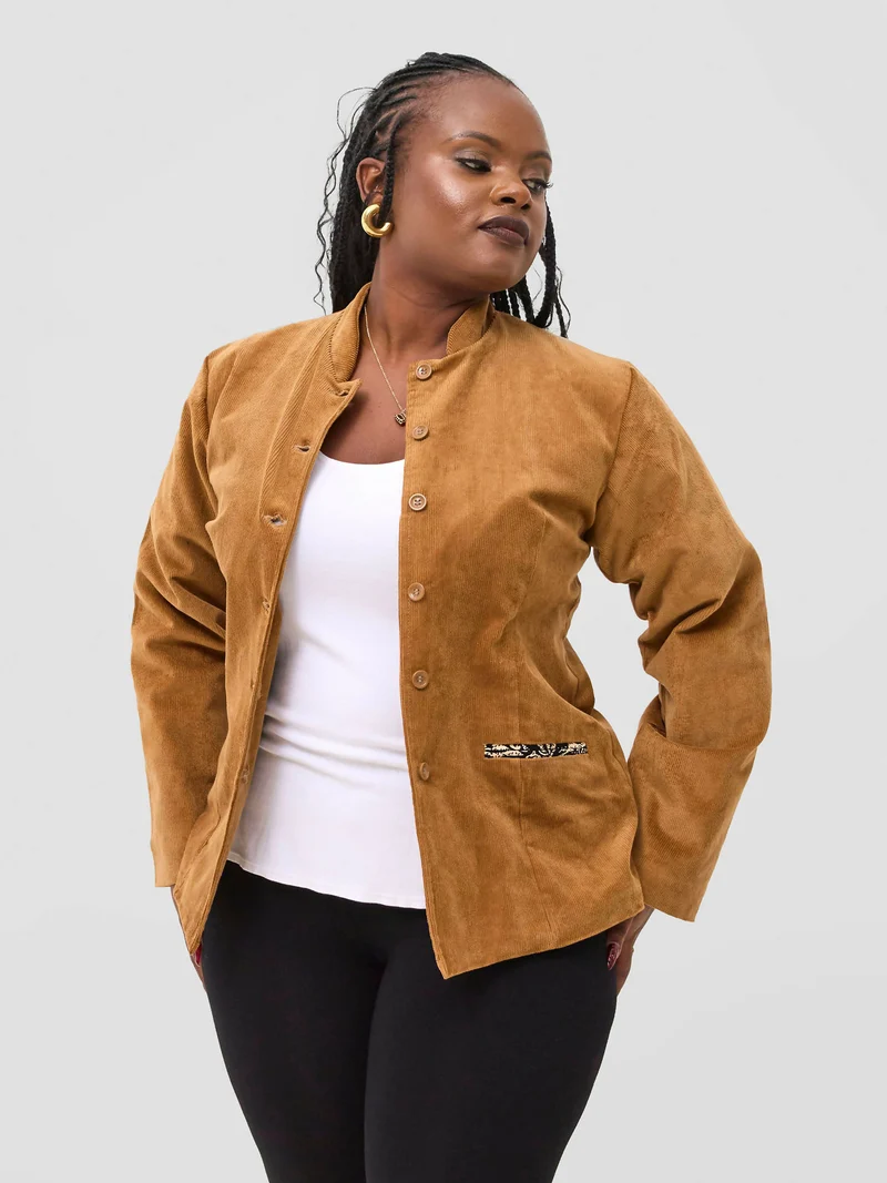 Rafiki Threads Sayar Jacket - Brown