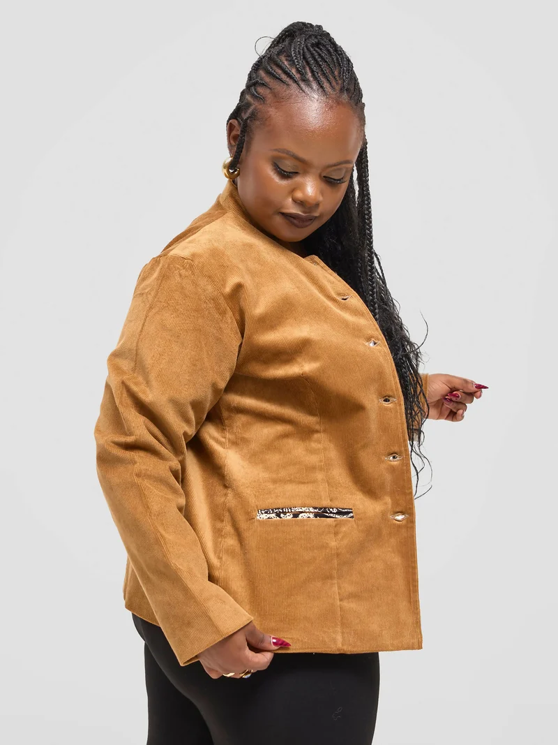Rafiki Threads Sayar Jacket - Brown