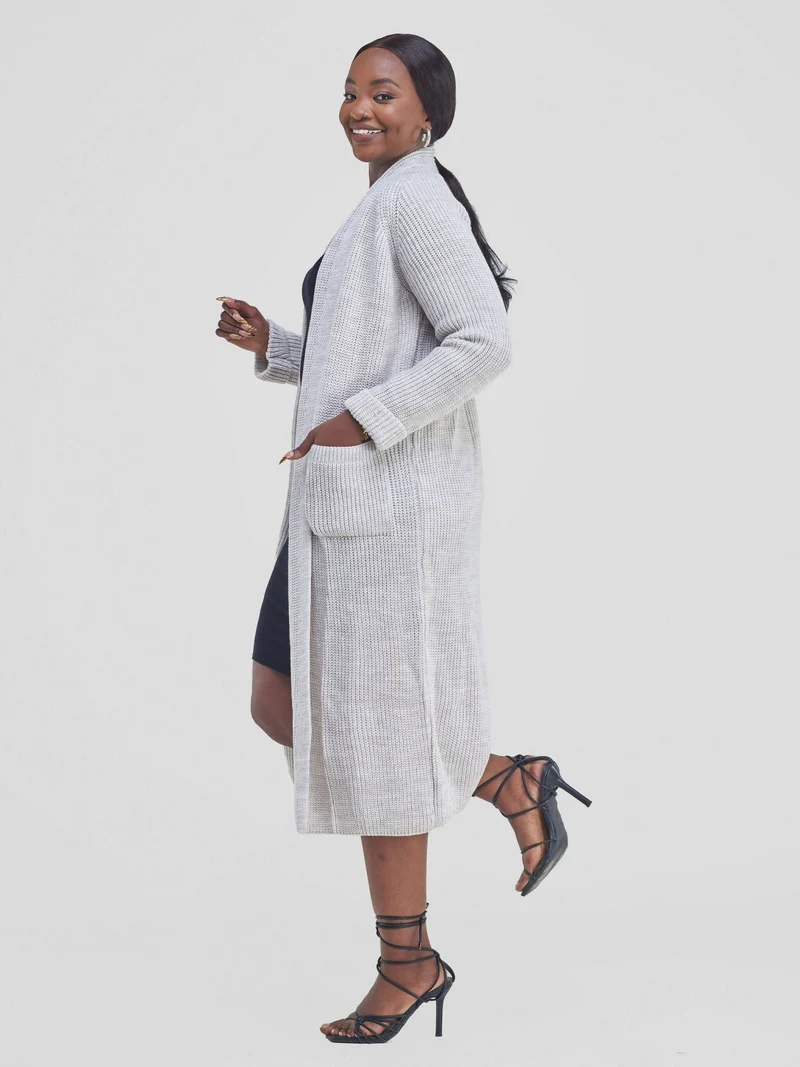 Anel’s Knitwear Midi Sweater - Off White