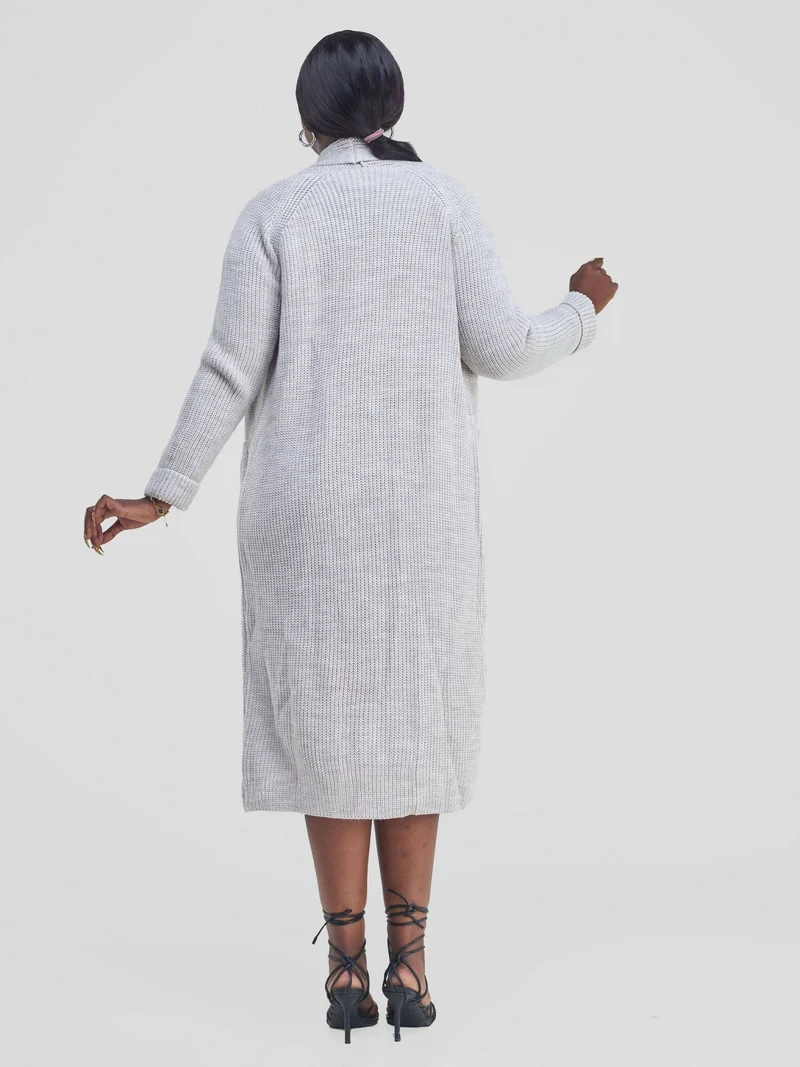 Anel’s Knitwear Midi Sweater - Off White