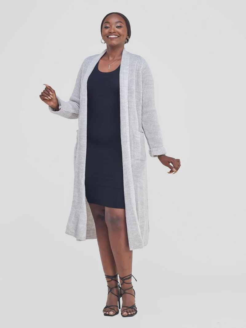Anel’s Knitwear Midi Sweater - Off White