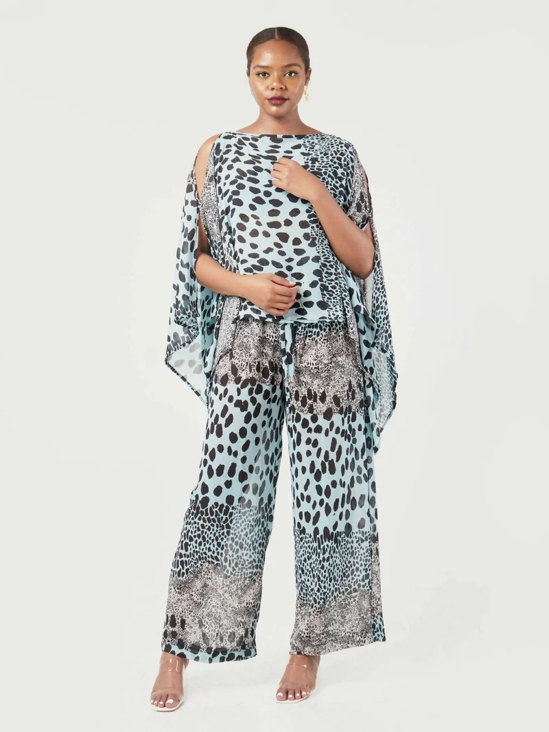 Coverup Top - Blue Safari