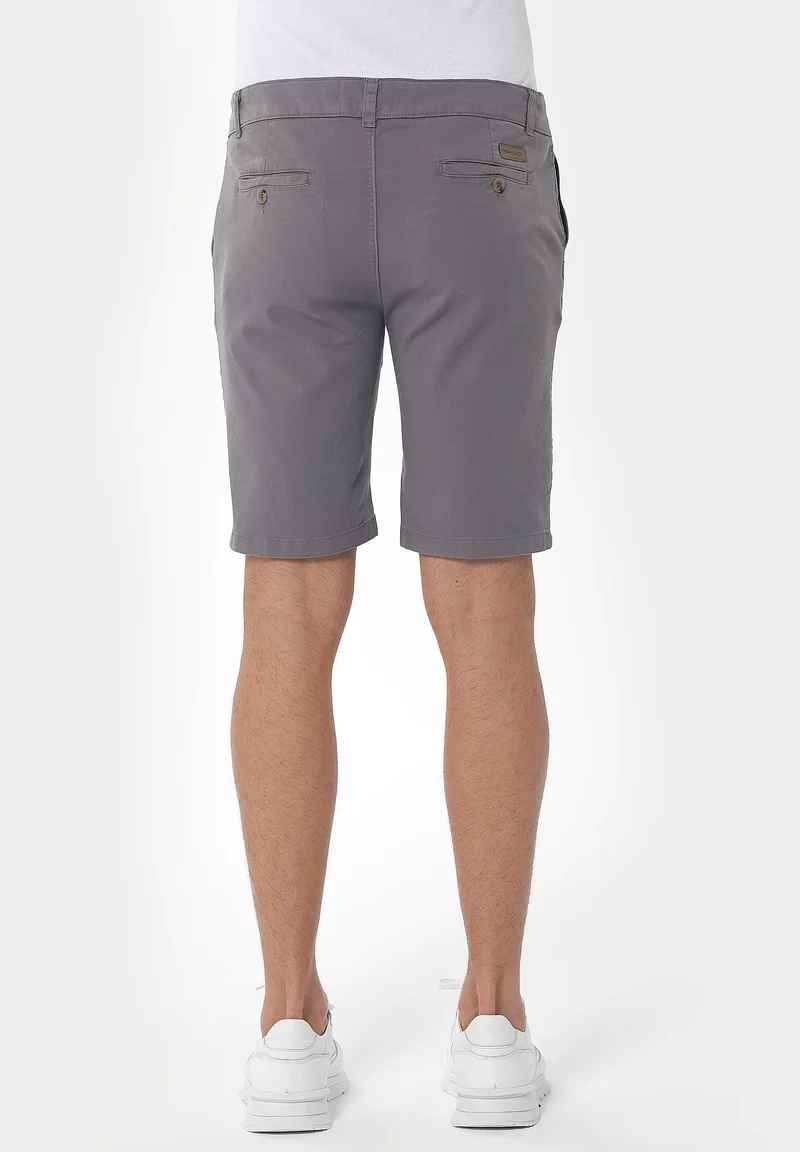 Slim Chino-Shorts aus Bio-Baumwolle