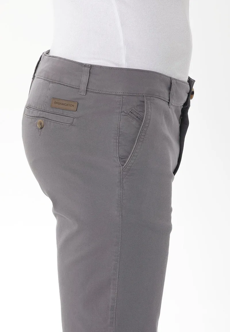 Slim Chino-Shorts aus Bio-Baumwolle