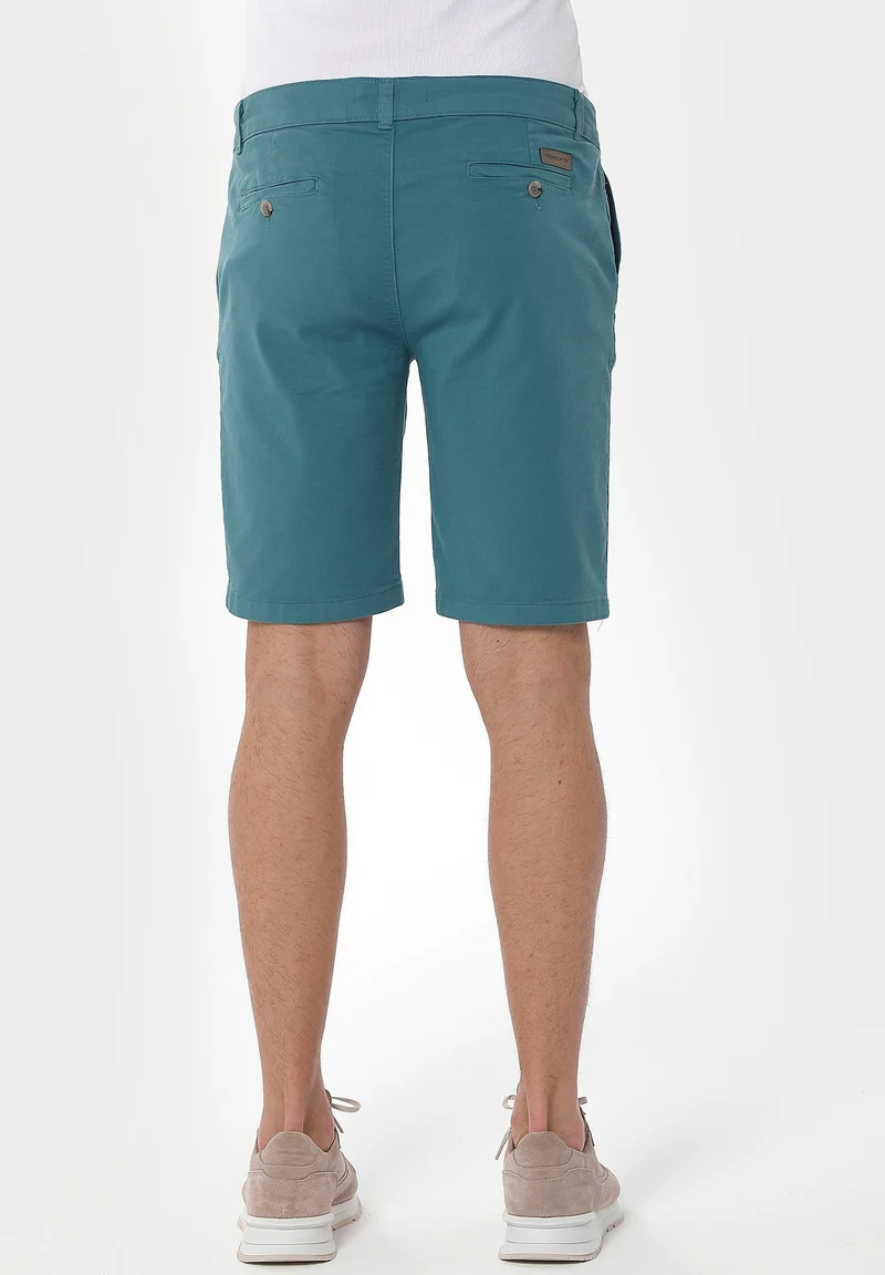 Slim Chino-Shorts aus Bio-Baumwolle
