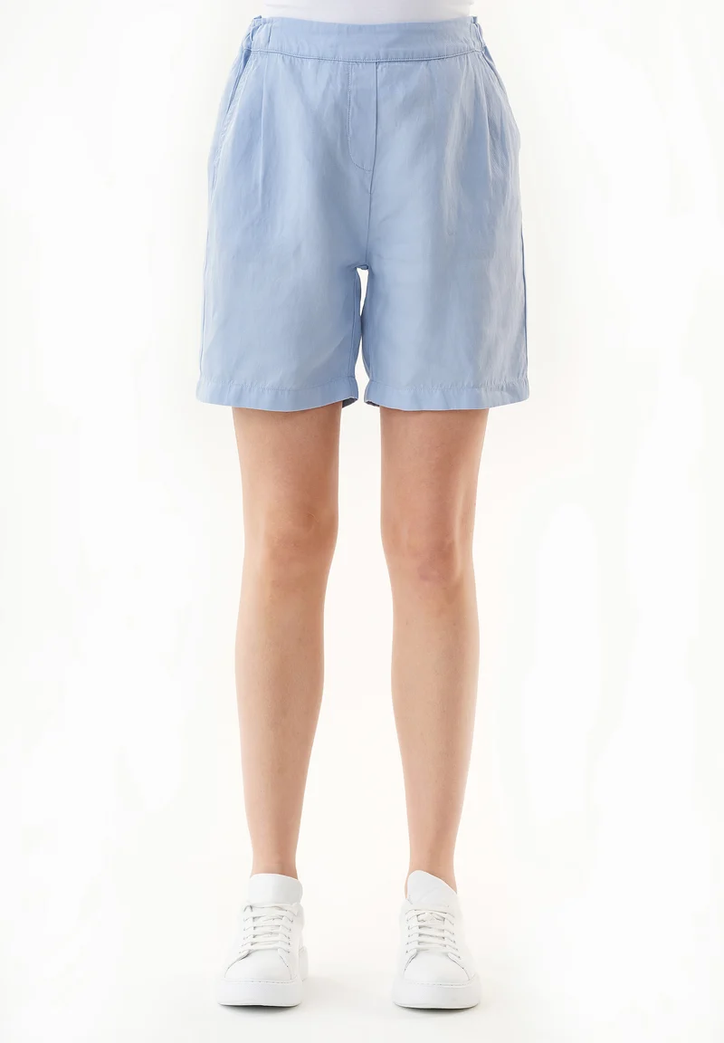 Shorts aus TENCEL™ Lyocell und Leinen
