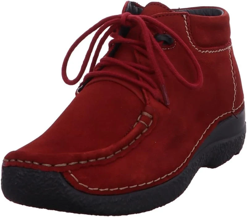 Wolky Damen Stiefeletten Rot
