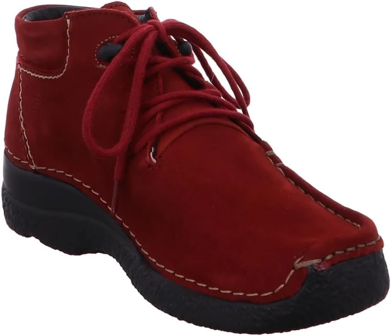 Wolky Damen Stiefeletten Rot