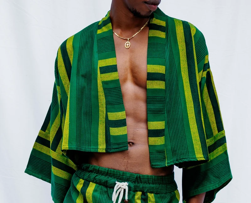 Liquid Lemn Zambarau Crop - Green / Gold