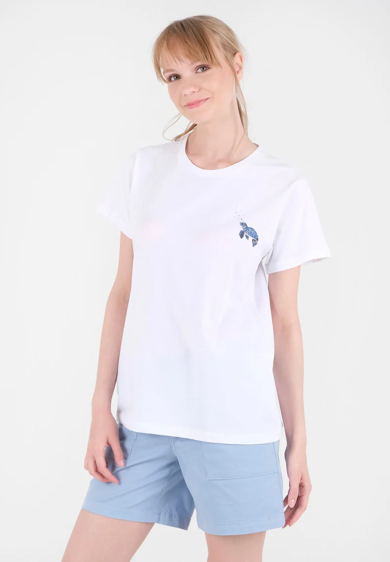 T-Shirt aus Bio-Baumwolle mit Print