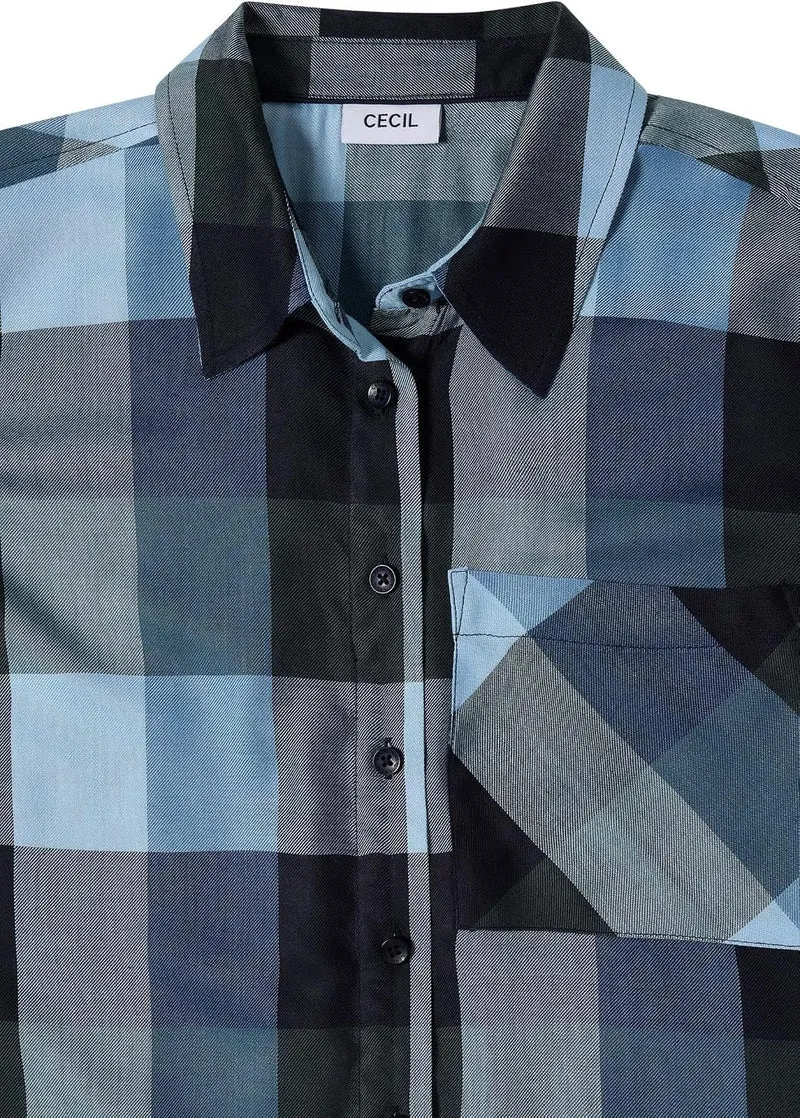 Cecil Check Blouse - 2_B346837_36831