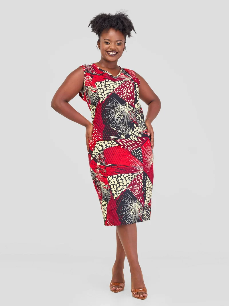 WSC Dewuor Cherry Dress - Red