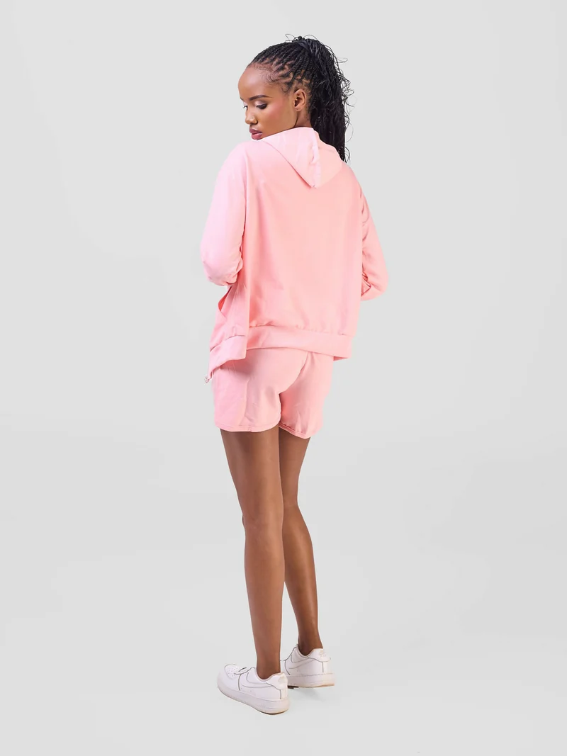 Dynique Clothing 3-Piece Short Sets - Nude Pink