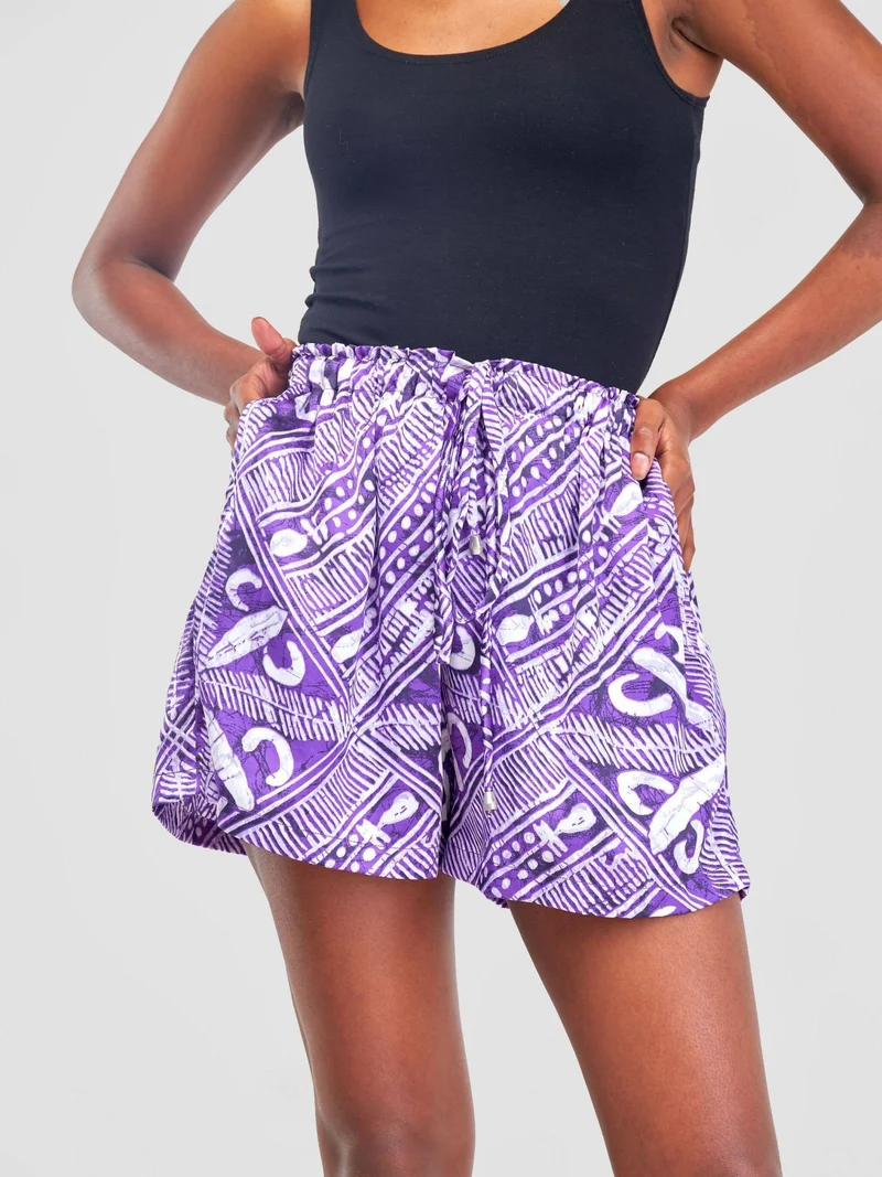 Silk Shorts Only - Purple