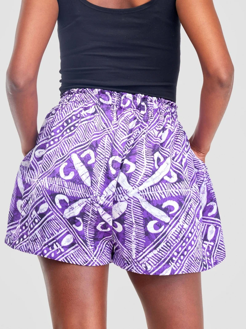 Silk Shorts Only - Purple