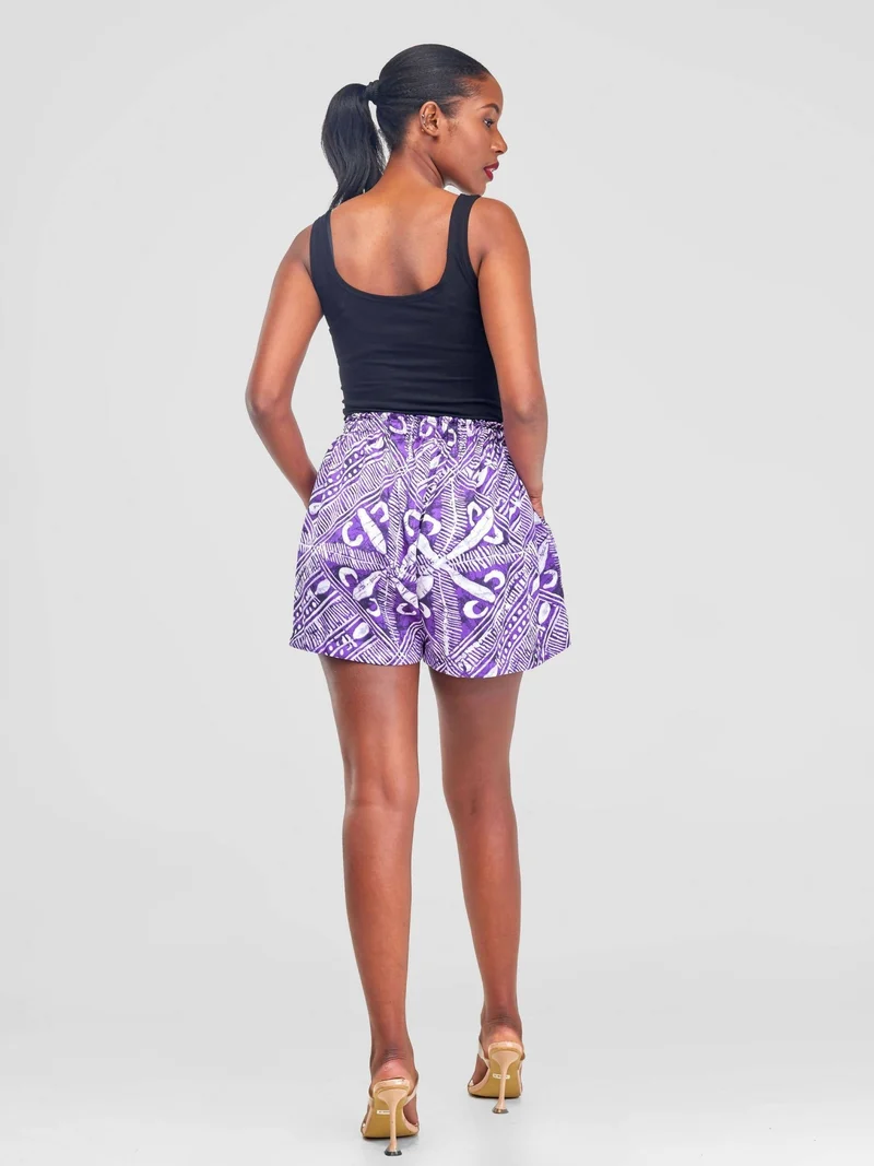 Silk Shorts Only - Purple