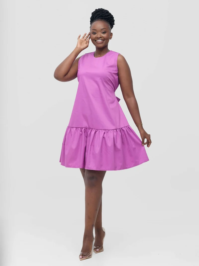 Bonita Shift Dress - Hot Pink