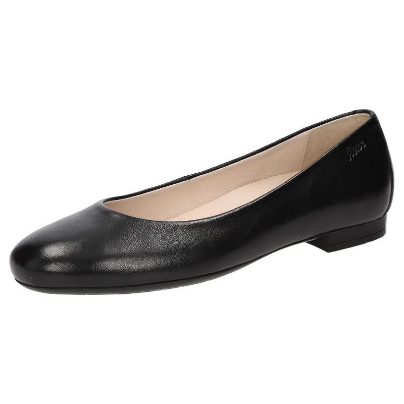 Sioux Villanelle Damen Ballerina, Schwarz