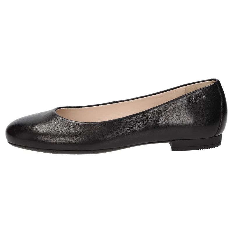 Sioux Villanelle Damen Ballerina, Schwarz