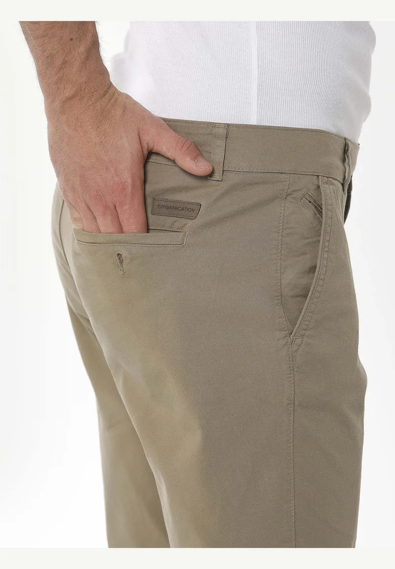 Slim Chino-Hose aus Bio-Baumwolle