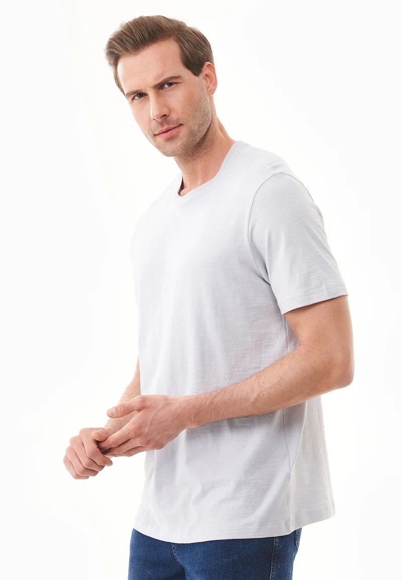 Basic T-Shirt aus Bio-Baumwolle