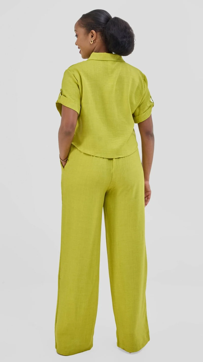 Prettygline linen Set - Green