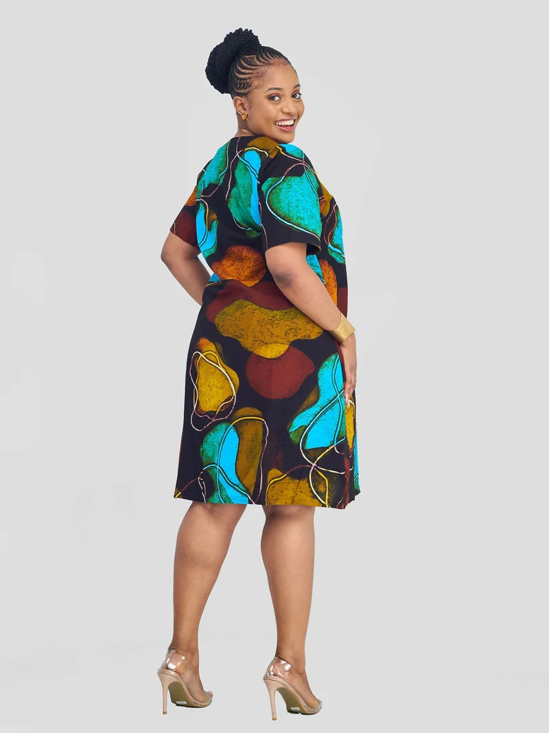 PrettyGline Ankara Dress - Ankara