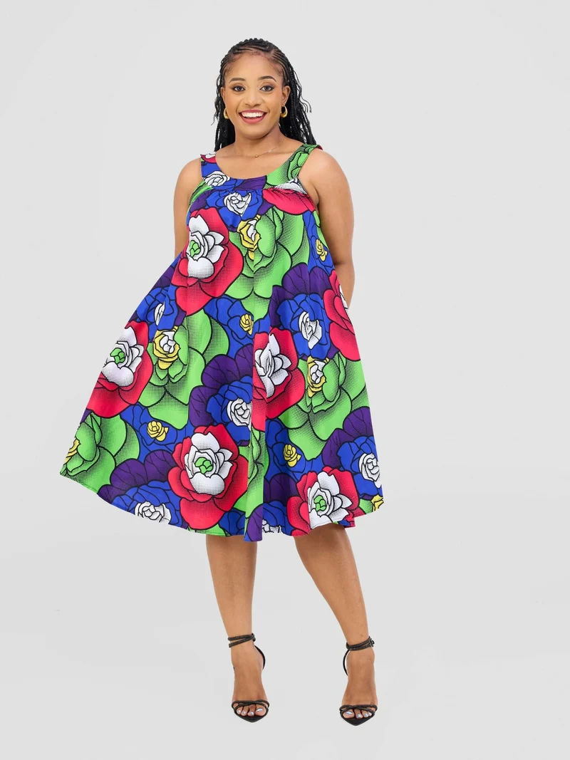 Prettygline Ndikile Aline Dress - Multicolored