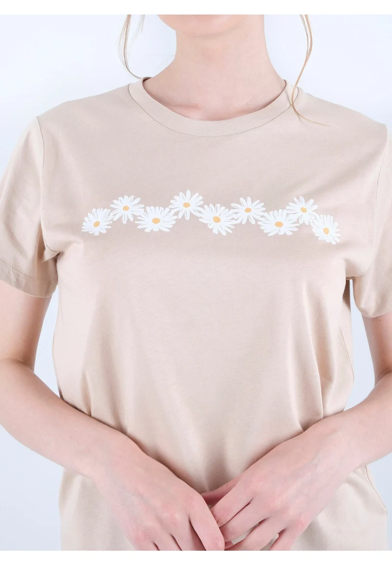 T-Shirt aus Bio-Baumwolle mit Print