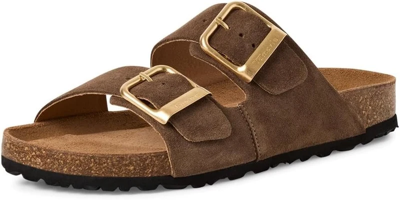 Tamaris Da.-PantoletteModel 2753342, CHOCOLATE - 100066389